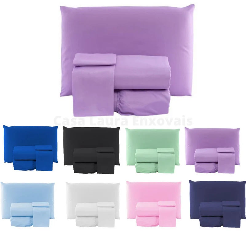 Microfiber Queen and Single Sheet Game-Diverse Colors